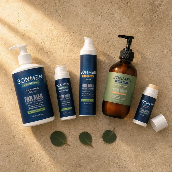 Complete Care Bundle — Face & Body Routine for Men's Sensitive Skin
