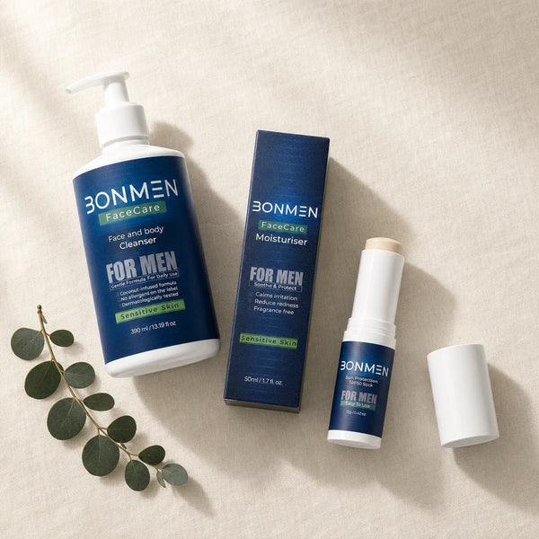 Essentials Starter Bundle — Morning Routine for Men’s Sensitive Skin