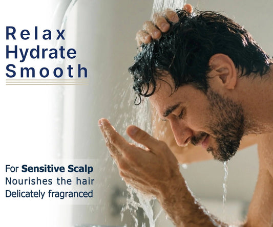 Sensitive Scalp Shampoo - Gentle Daily Cleansing for Men - Bonmen