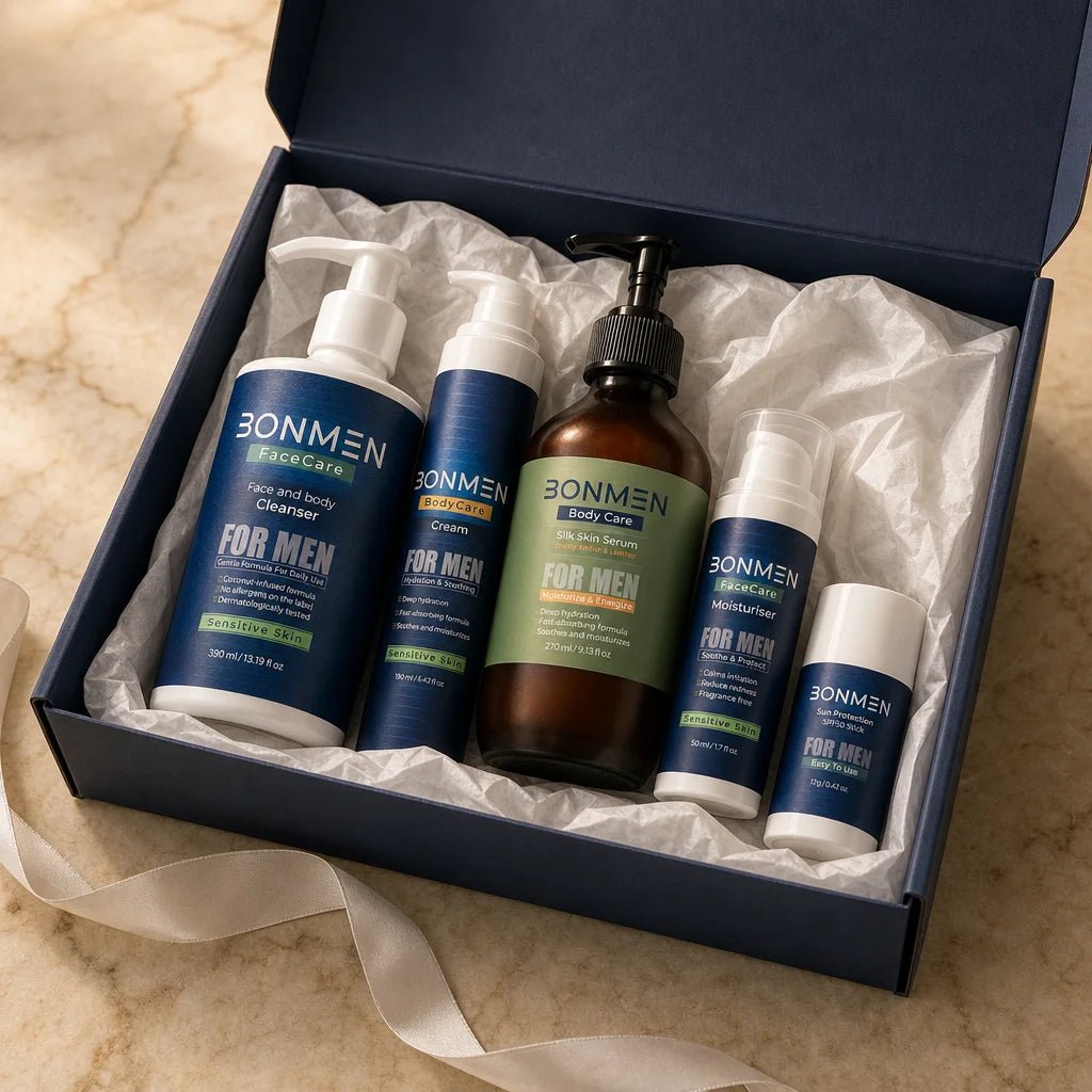 Complete Care Bundle — Face & Body Routine for Men's Sensitive Skin - Bonmen