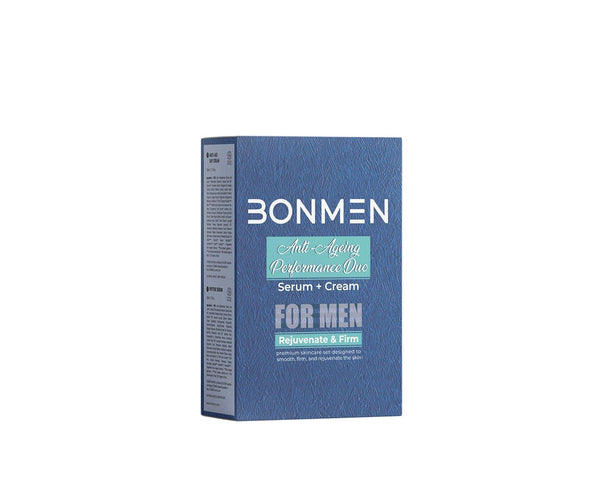 Anti-Ageing Performance Duo for Men — Peptide Serum 30ml + Day Cream 50ml