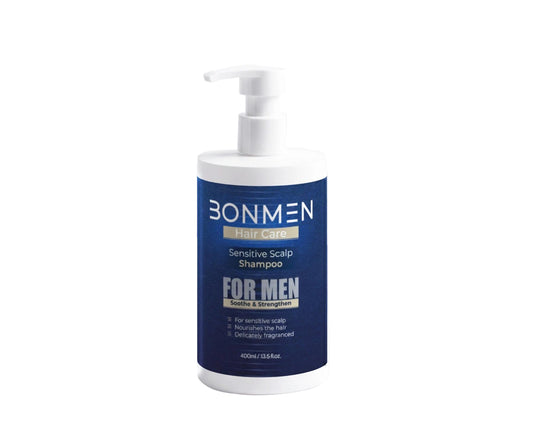 Sensitive Scalp Shampoo - Gentle Daily Cleansing for Men - Bonmen
