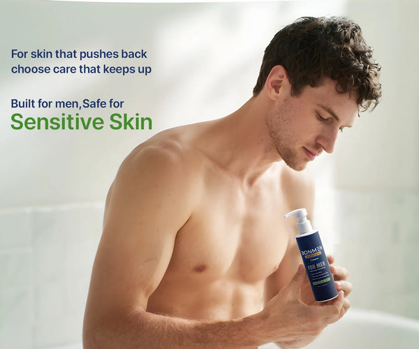 BONMEN Sensitive Skin Body Cream lifestyle - men's grooming UK