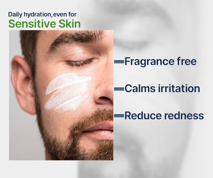 Sensitive Skin Moisturiser - Daily Hydrating Treatment for Men - Bonmen