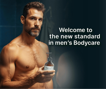 Silk Skin Body Serum - Luxury Hydration with Woody Amber Scent - Bonmen