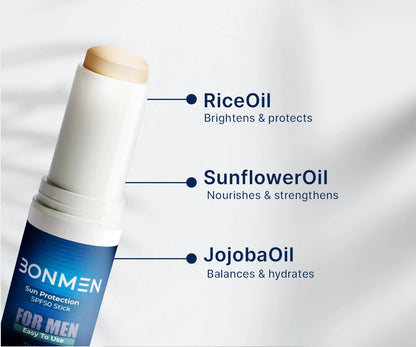 Sun Protection SPF50 Stick - Invisible Protection for Sensitive Skin - Bonmen
