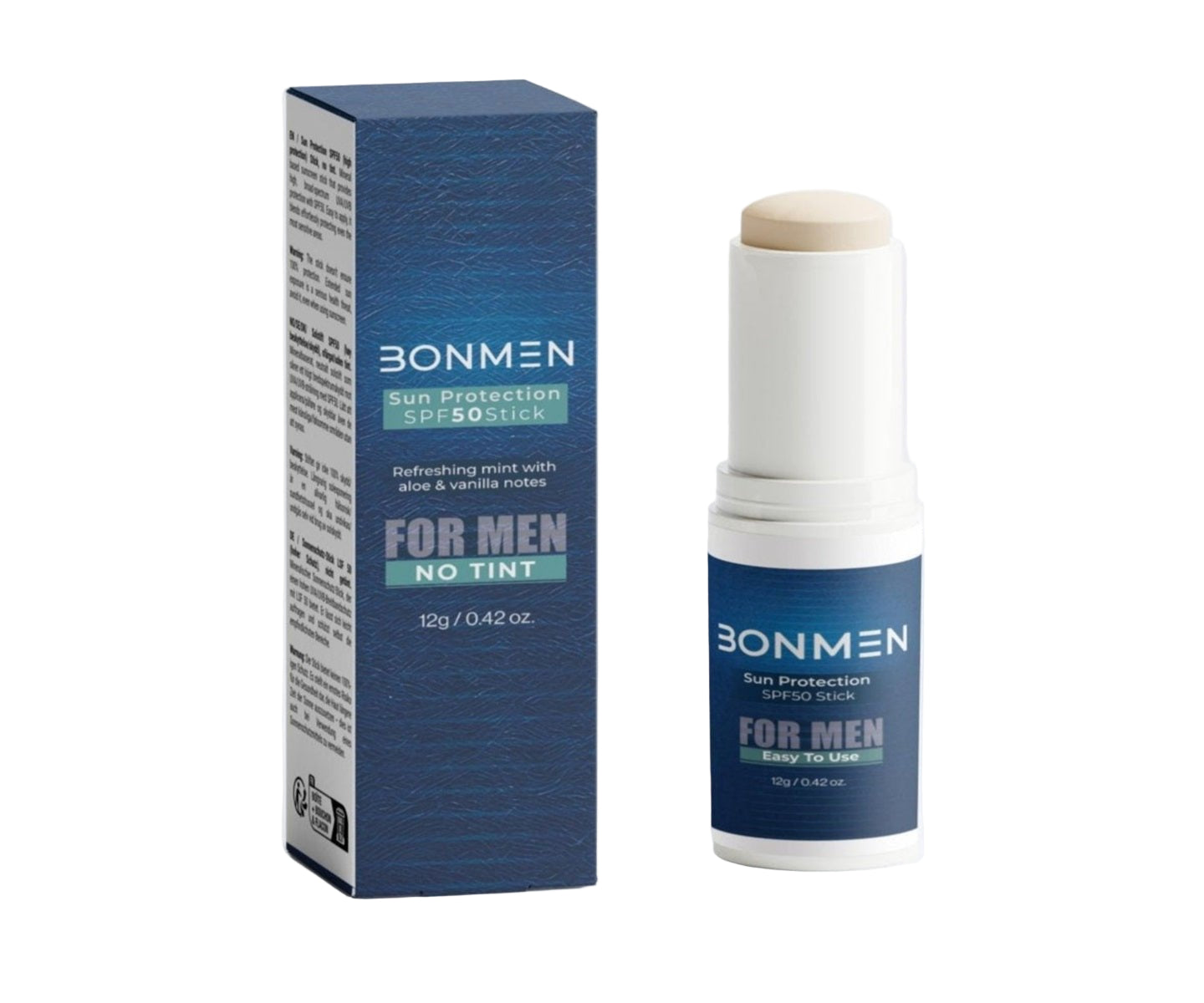 Sun Protection SPF50 Stick - Invisible Protection for Sensitive Skin - Bonmen